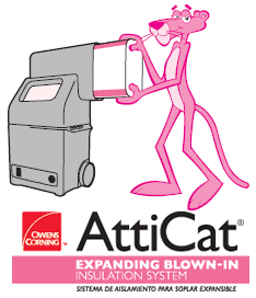 Residential Restorations Insulation pink panther